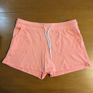 Athletic Works Orange Athletic Shorts Drawstring Women's Size Large